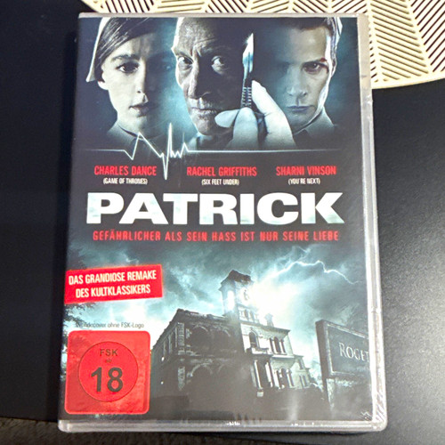 Patrick dvd horror - hinter, den